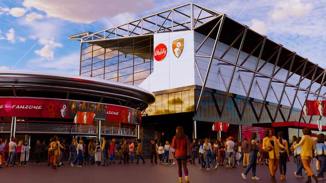 El AFC Bournemouth quiere organizar, adem&aacute;s de eventos deportivos, conciertos en el renovado estadio.