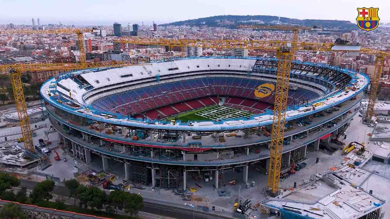 Construcción del Camp Nou en Spotify
