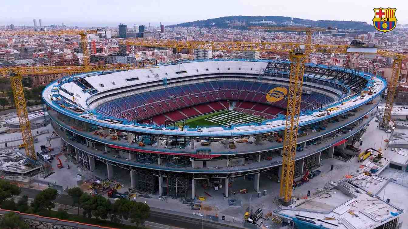 Construcci&oacute;n del Camp Nou en Spotify