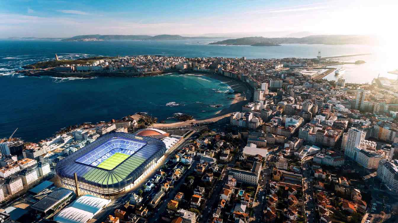 Las visualizaciones del nuevo Riazor no se convirtieron en un proyecto concreto.
