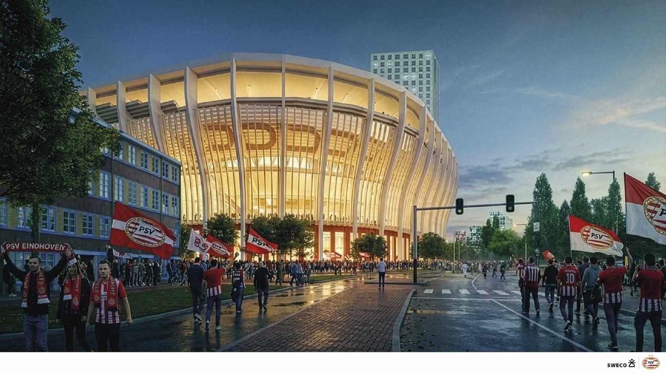 Una nueva estructura exterior rodear&aacute; todo el estadio, unificando la altura de las gradas y creando una forma arquitect&oacute;nica coherente.