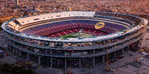 España: El tercer anillo del Camp Nou, completado. El Barca podria meter a 80.000 fans este año