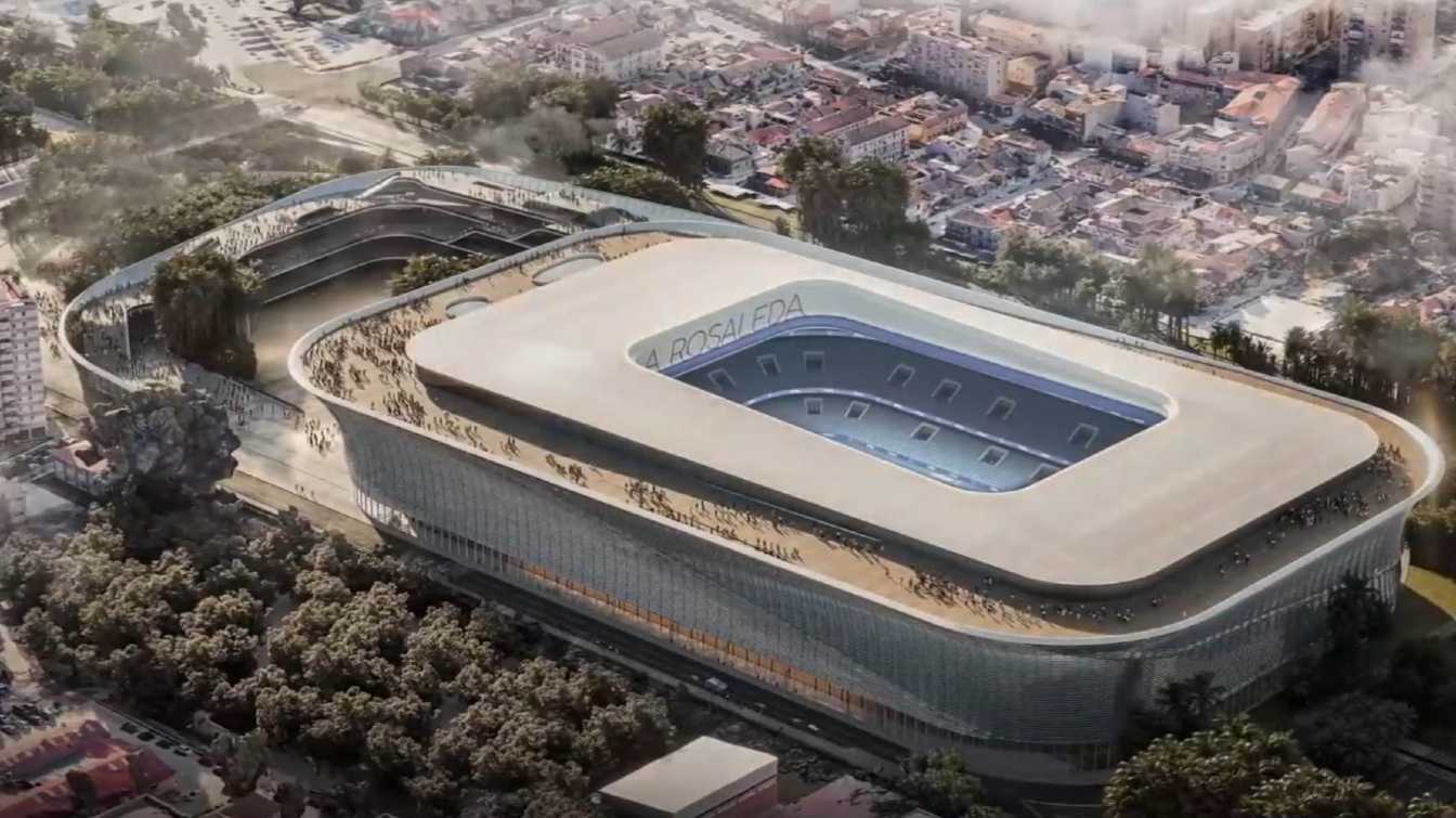 El M&aacute;laga CF analiza tres opciones: ampliar La Rosaleda o construir un nuevo estadio en el campus universitario o en San Cayetano.