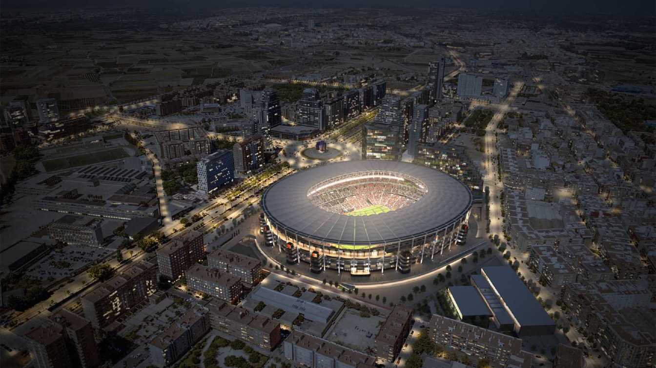 El Nou Mestalla tendr&aacute; 70.000 asientos, 6.500 de ellos en plazas de Hospitality.