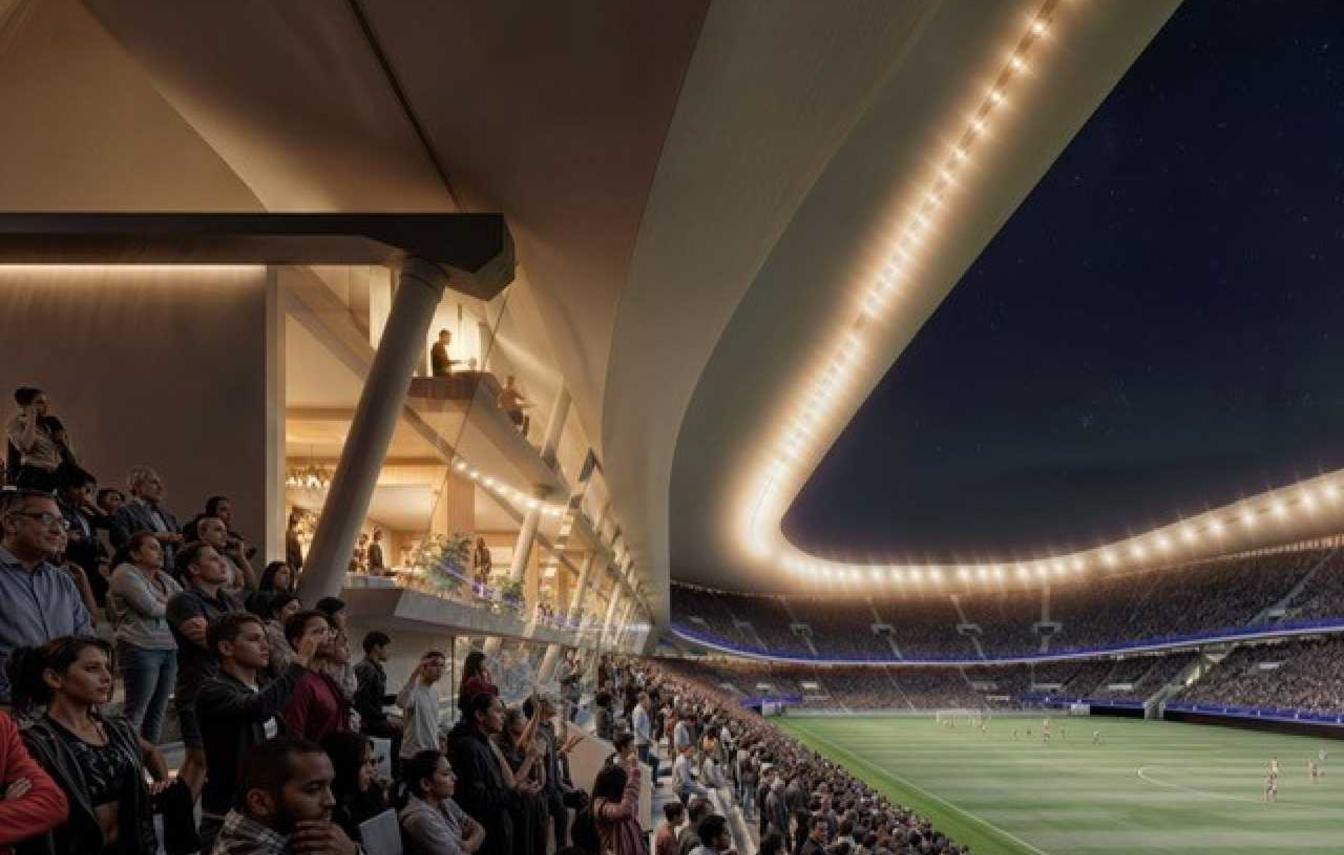 El nuevo proyecto de estadio de la Lazio ha desatado una gran pol&eacute;mica en Roma: una gigantesca estructura de acero flotar&iacute;a sobre el hist&oacute;rico Stadio Flaminio.