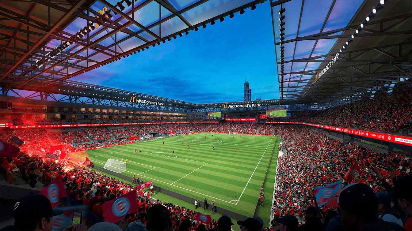 El futuro McDonald&rsquo;s Park del Chicago Fire FC abrir&aacute; en 2028 como parte de un proyecto valorado en 750 millones de d&oacute;lares.
