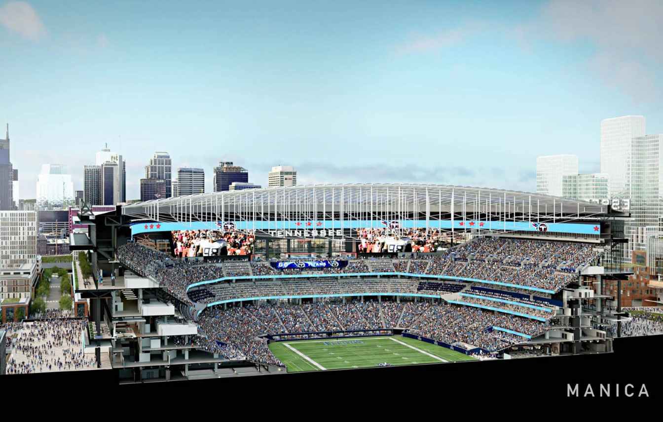 El futuro New Nissan Stadium ser&aacute; sede del Super Bowl 2030.