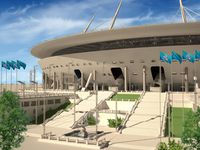 Futbol’nyj stadion v zapadnoj chasti Krestovskogo ostrova (Zenit Arena)