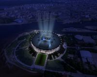 Futbol’nyj stadion v zapadnoj chasti Krestovskogo ostrova (Zenit Arena)